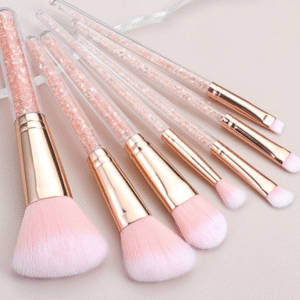 Set de Brochas rosas(Este producto es para una practica escolar, no esta a la venta)